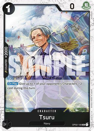 Tsuru (Jolly Roger Foil) - OP02-106 - [PRB01] Premium Booster -The Best-