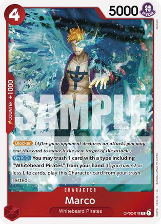 Marco (Reprint) - OP02-018 - [PRB01] Premium Booster -The Best-