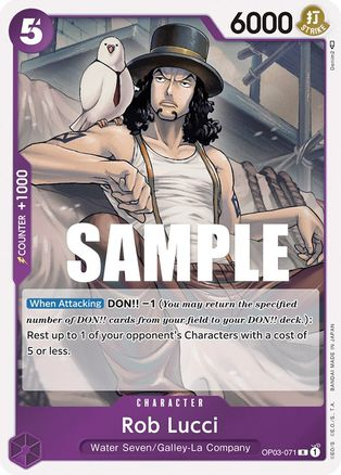 Rob Lucci (071) - OP03-071 - [OP03] Pillars of Strength