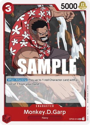 Monkey.D.Garp - OP03-014 - [OP03] Pillars of Strength