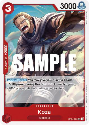 Koza - OP04-006 - [OP04] Kingdoms of Intrigue