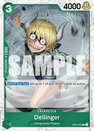 Dellinger (Jolly Roger Foil) - OP04-029 - [PRB01] Premium Booster -The Best-