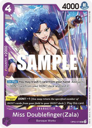 Miss Doublefinger(Zala) - OP05-073 - [OP05] Awakening of the New Era