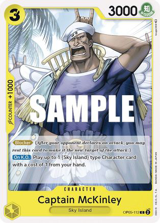 Captain McKinley - OP05-112 - [OP05] Awakening of the New Era