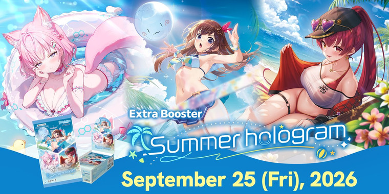 hololive OFFICIAL CARD GAME Extra Booster – Summer hologram