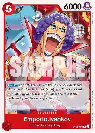 Emporio.Ivankov - OP06-003 - [OP06] Wings of the Captain