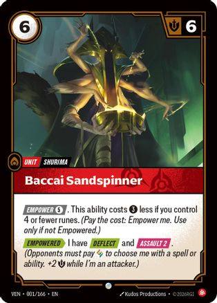Baccai Sandspinner - 001:166 - Vendetta