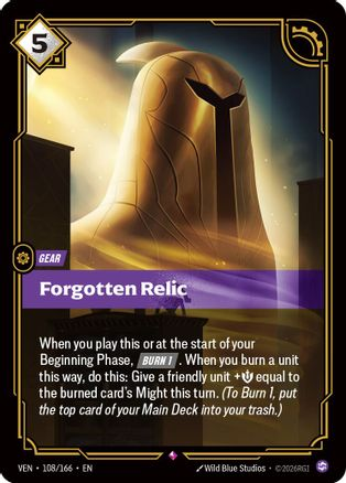 Forgotten Relic - 108:166 - Vendetta