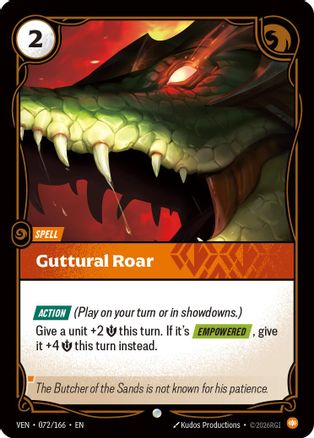Guttural Roar - 072:166 - Vendetta