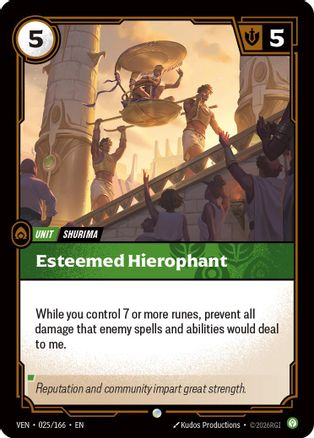 Esteemed Hierophant - 025:166 - Vendetta