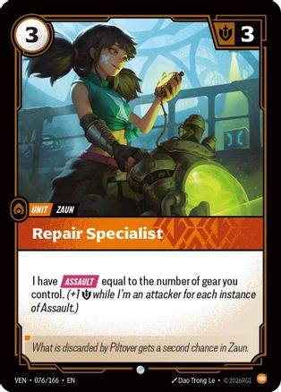 Repair Specialist - 076:166 - Vendetta
