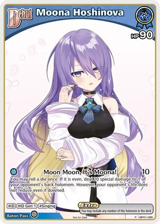 Moona Hoshinova (P) (hBP01-088) - hBP01-088 - hololive OFFICIAL CARD GAME Promos