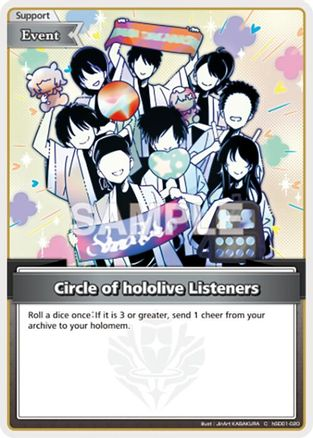 Circle of hololive Listeners (C) - hSD01-020 - SD01: Start Deck: Tokino Sora and Azki