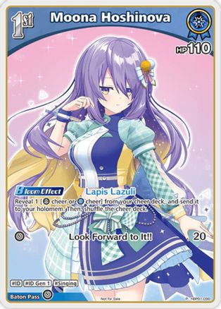 Moona Hoshinova (P) (hBP01-090) - hBP01-090 - hololive OFFICIAL CARD GAME Promos