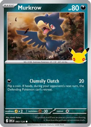 Murkrow - 093:128 - ME: 30th Celebration