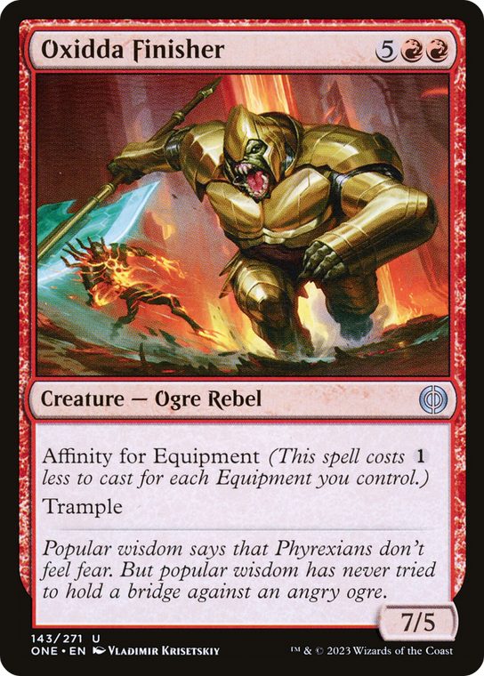 Oxidda Finisher - 143 - Phyrexia: All Will Be One