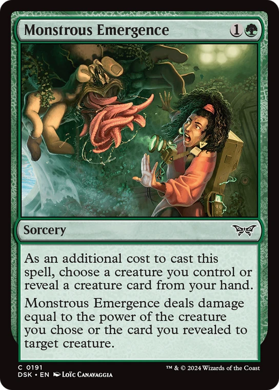 Monstrous Emergence - 191 - Duskmourn: House of Horror