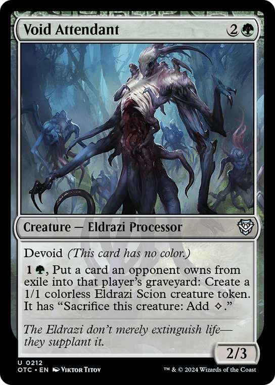 Void Attendant - 212 - Outlaws of Thunder Junction Commander