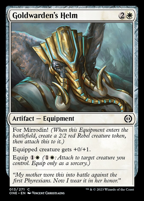 Goldwarden's Helm - 13 - Phyrexia: All Will Be One