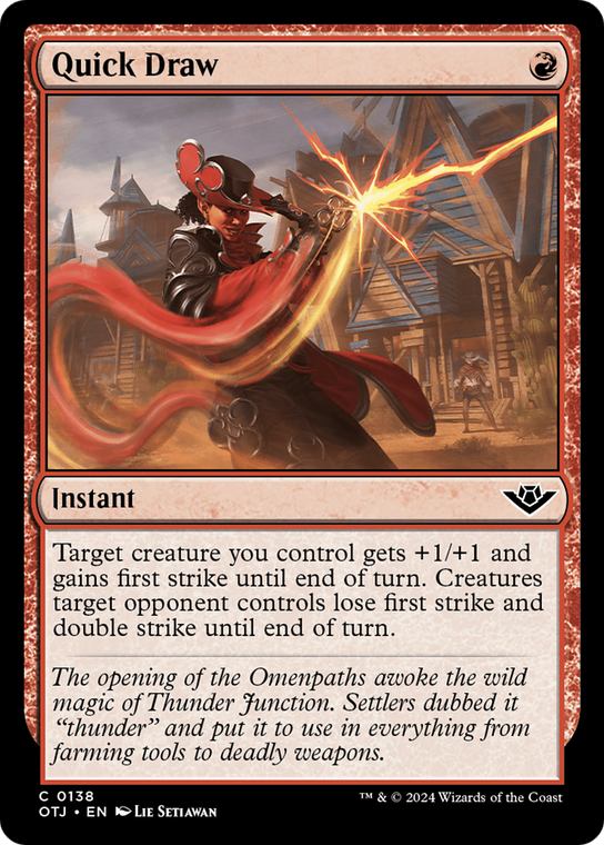 Quick Draw (Foil) - 138 - Outlaws of Thunder Junction