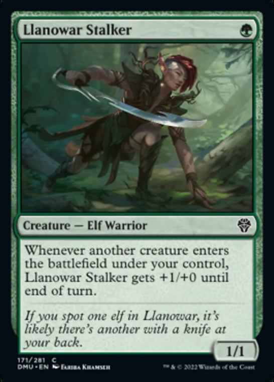 Llanowar Stalker - 171 - Dominaria United