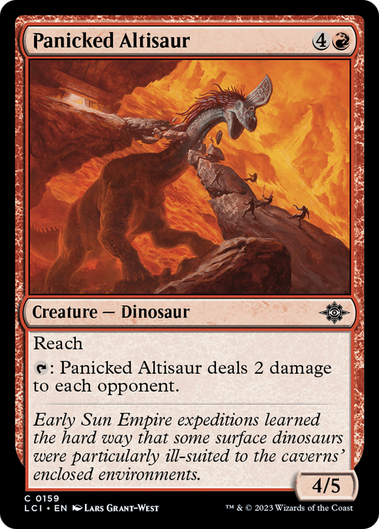 Panicked Altisaur - 159 - The Lost Caverns of Ixalan