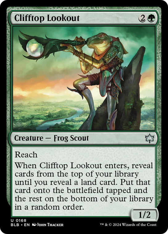 Clifftop Lookout - 168 - Bloomburrow