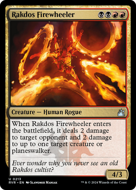 Rakdos Firewheeler - 213 - Ravnica Remastered