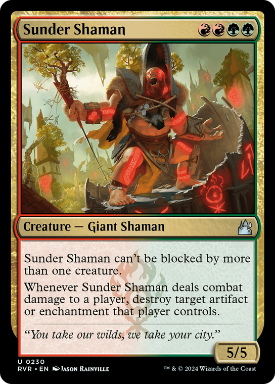 Sunder Shaman - 230 - Ravnica Remastered