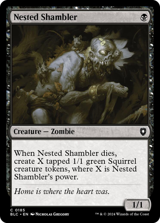 Nested Shambler - 185 - Bloomburrow Commander