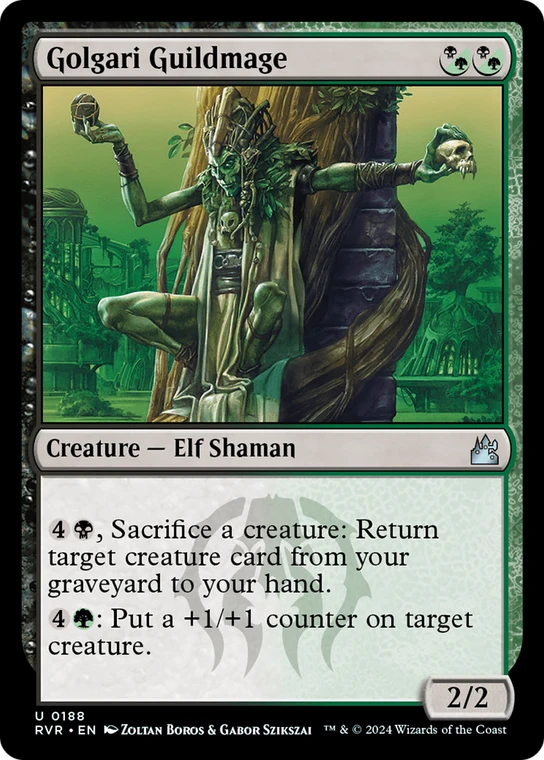 Golgari Guildmage - 188 - Ravnica Remastered