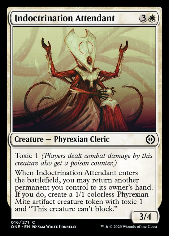 Indoctrination Attendant - 16 - Phyrexia: All Will Be One