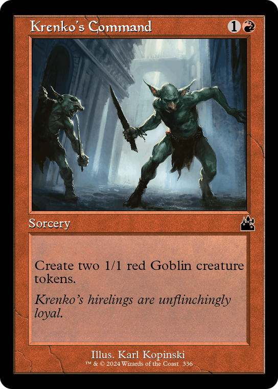Krenko's Command (Retro Frame) - 336 - Ravnica Remastered