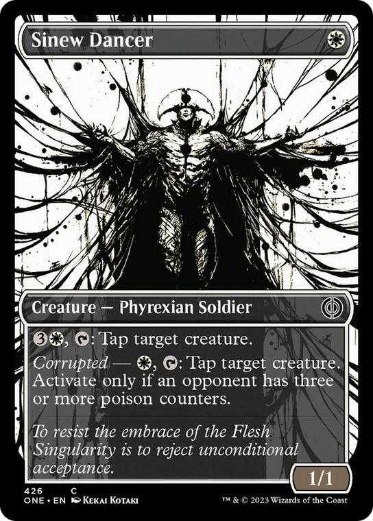 Sinew Dancer (Showcase Ichor Step-and-Compleat Foil) - 426 - Phyrexia: All Will Be One