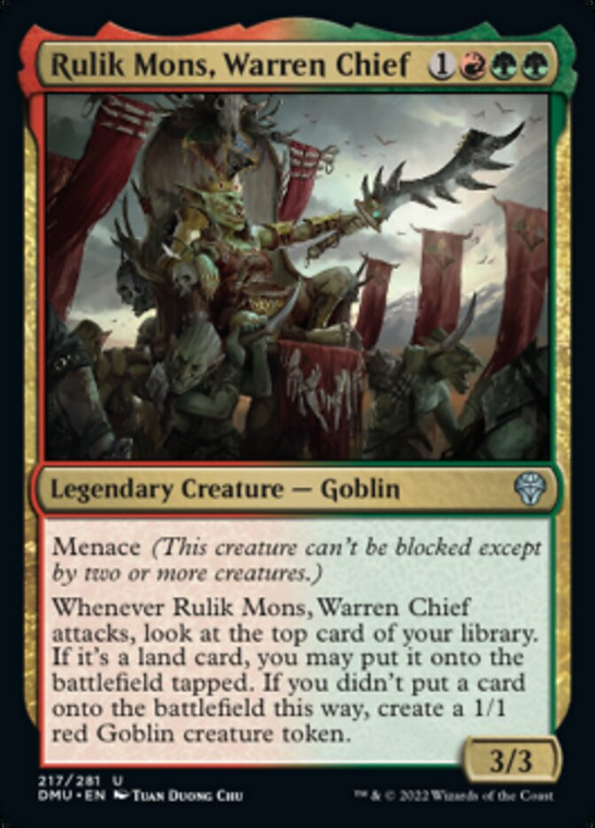 Rulik Mons, Warren Chief - 217 - Dominaria United