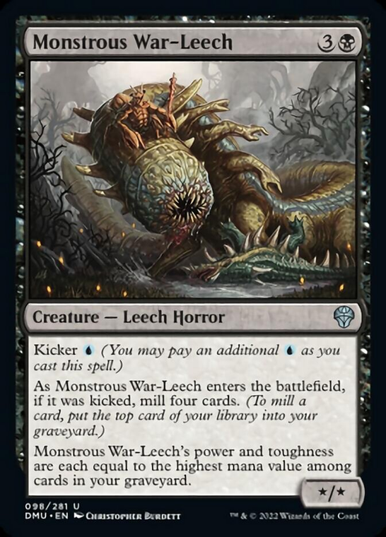 Monstrous War-Leech - 98 - Dominaria United