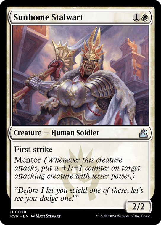 Sunhome Stalwart - 28 - Ravnica Remastered
