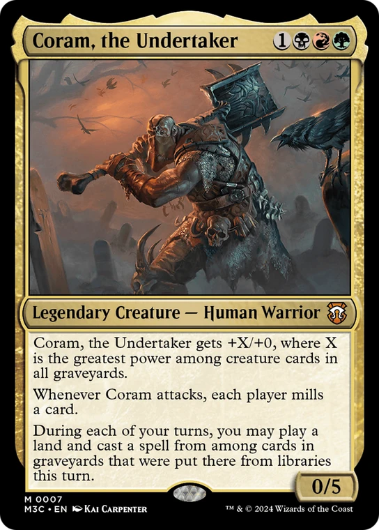 Coram, the Undertaker - 7 - Modern Horizons 3 Commander