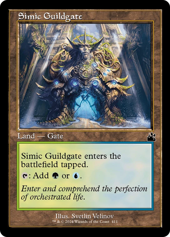 Simic Guildgate (Retro Frame) - 411_simic-guildgate-retro-frame - Ravnica Remastered