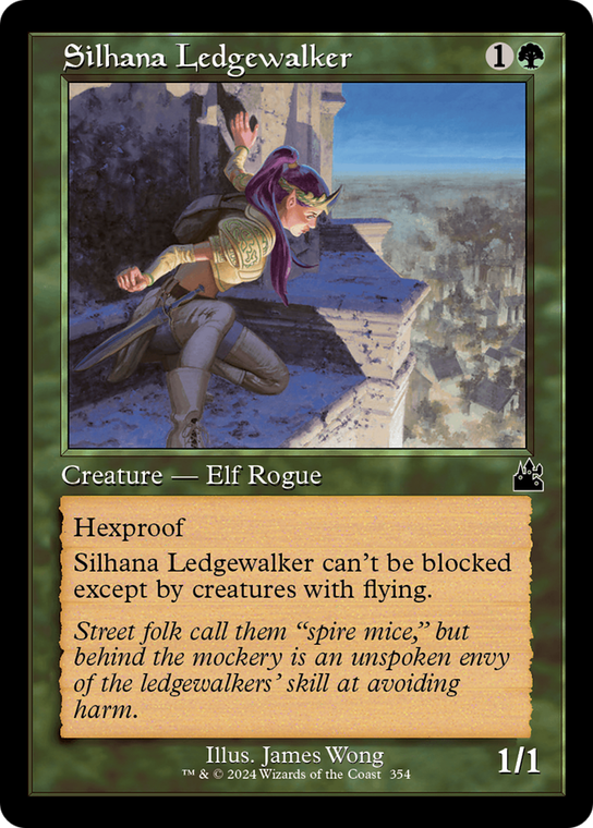 Silhana Ledgewalker (Retro Frame) (Foil) - 354 - Ravnica Remastered