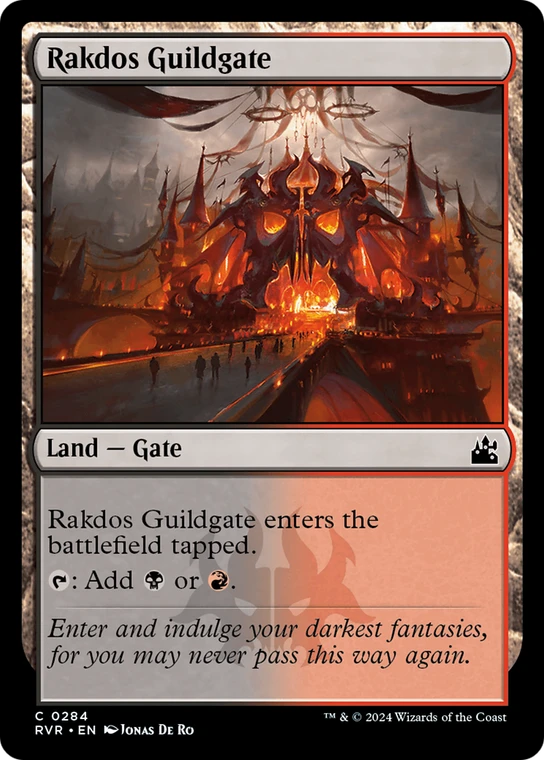 Rakdos Guildgate - 284_rakdos-guildgate - Ravnica Remastered