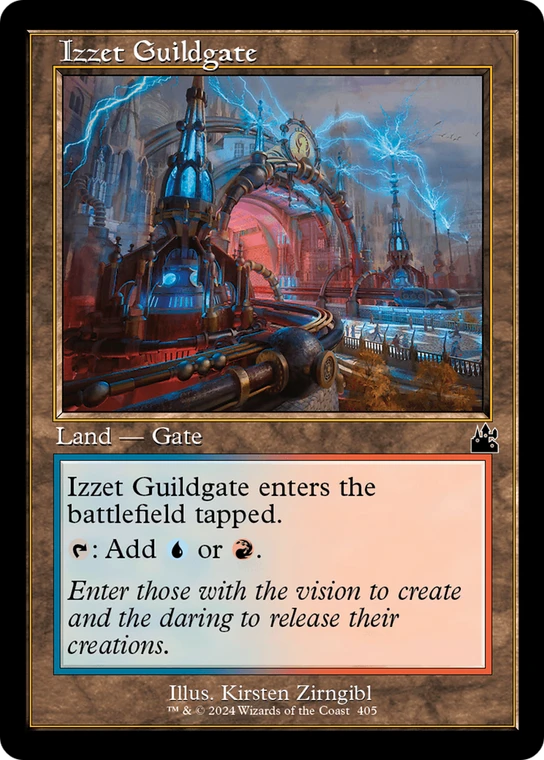 Izzet Guildgate (Retro Frame) - 405_izzet-guildgate-retro-frame - Ravnica Remastered