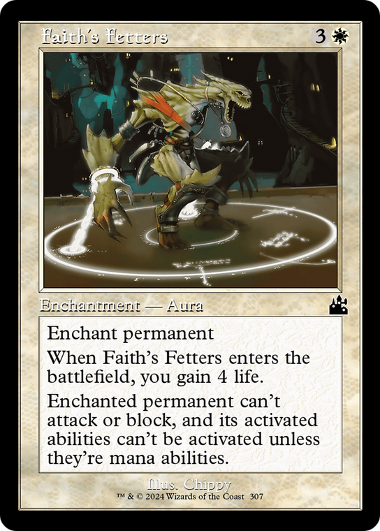 Faith's Fetters (Retro Frame) (Foil) - 307 - Ravnica Remastered