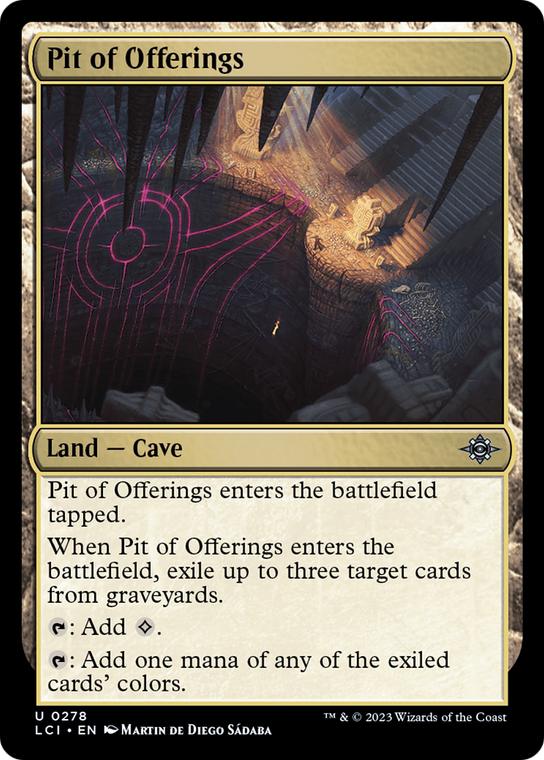 Pit of Offerings - 278_pit-of-offerings - The Lost Caverns of Ixalan