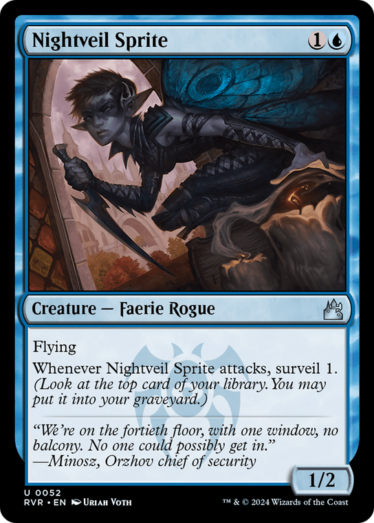 Nightveil Sprite - 52 - Ravnica Remastered