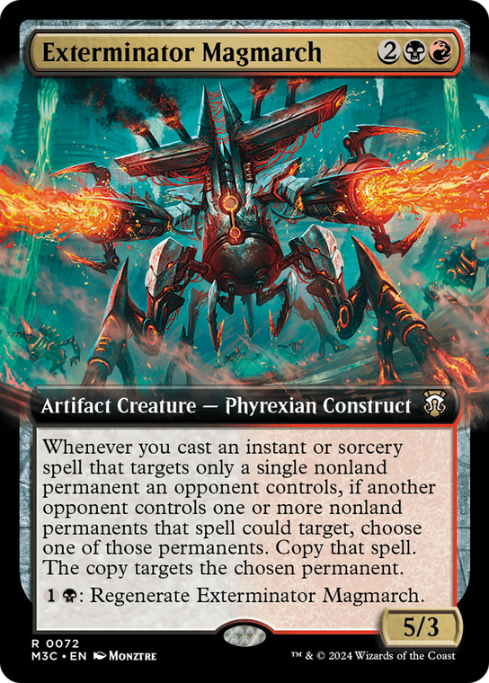 Exterminator Magmarch (Extended Art) - 72 - Modern Horizons 3 Commander