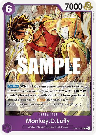 Monkey.D.Luffy (Dash Pack) - OP03-070 - [OP04] Kingdoms of Intrigue