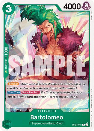 Bartolomeo - OP07-031 - [OP07] 500 Years in the Future