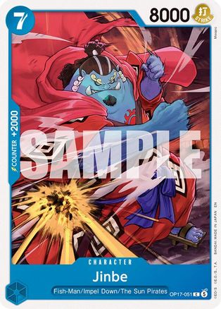 Jinbe (051) - OP17-051 - [OP17] The World's Strongest Warriors