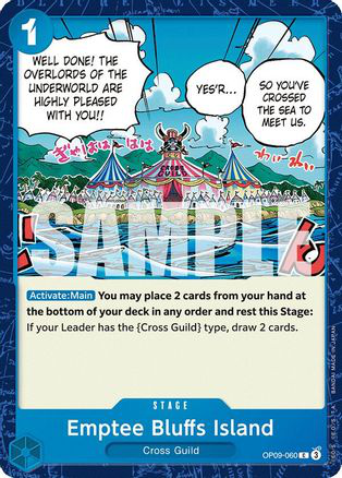 Emptee Bluffs Island - OP09-060 - [OP09] Emperors the New World